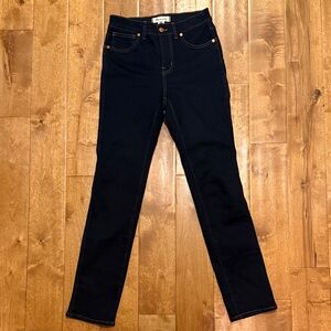 Madewell Mid Rise Stovepipe  Women's Dark Blue Skinny Jeans